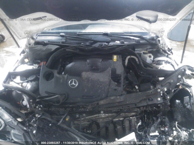 WDDGJ8JB3FG356409 - 2015 MERCEDES-BENZ C 350 4MATIC WHITE photo 10