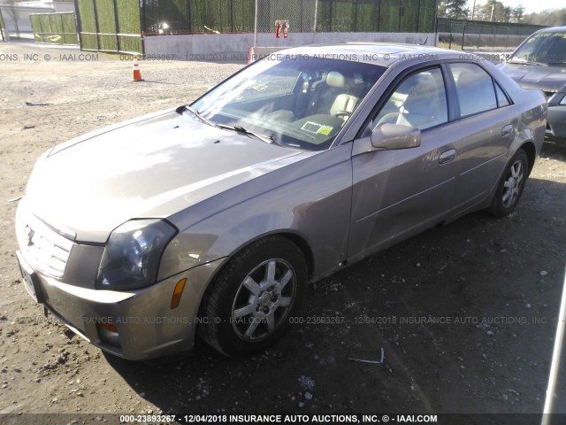 1G6DP577470159243 - 2007 CADILLAC CTS HI FEATURE V6 GOLD photo 2