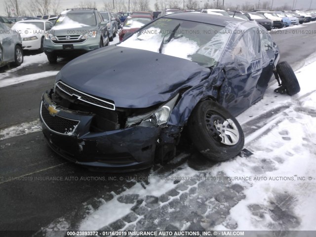 1G1PA5SG3E7324814 - 2014 CHEVROLET CRUZE LS BLUE photo 6