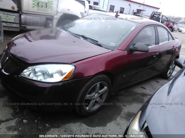 1G2ZG57N084189470 - 2008 PONTIAC G6 SE RED photo 2