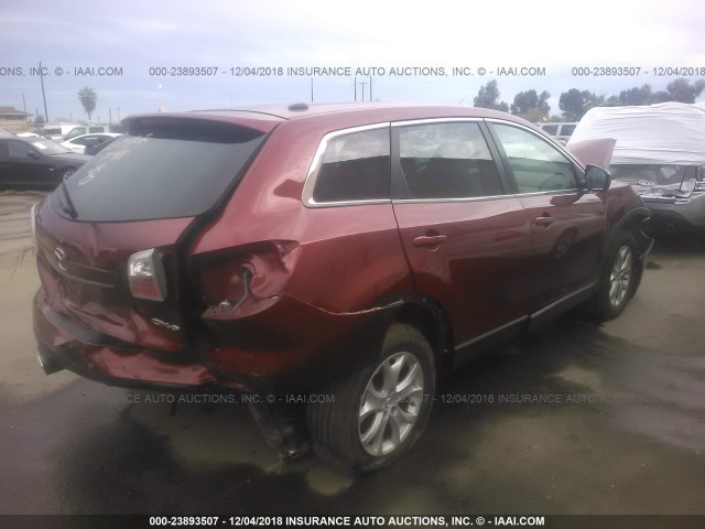 JM3TB2CVXC0353691 - 2012 MAZDA CX-9 RED photo 4