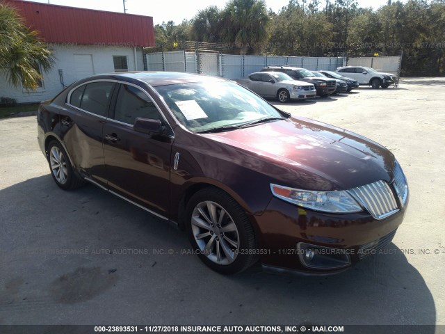 1LNHL9DR4AG613363 - 2010 LINCOLN MKS RED photo 1