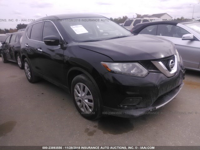 5N1AT2MT3EC767080 - 2014 NISSAN ROGUE S/SL/SV BLACK photo 1