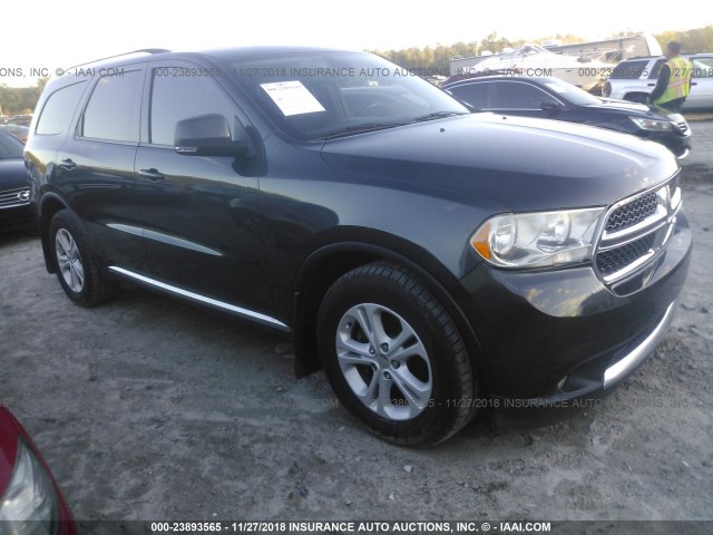 1D4RD4GGXBC740309 - 2011 DODGE DURANGO CREW GRAY photo 1