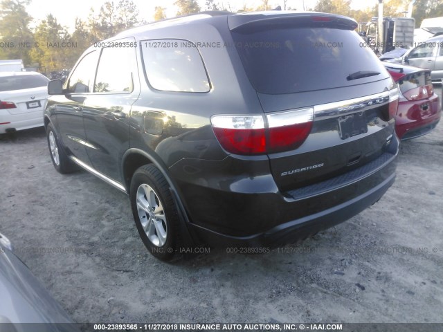 1D4RD4GGXBC740309 - 2011 DODGE DURANGO CREW GRAY photo 3