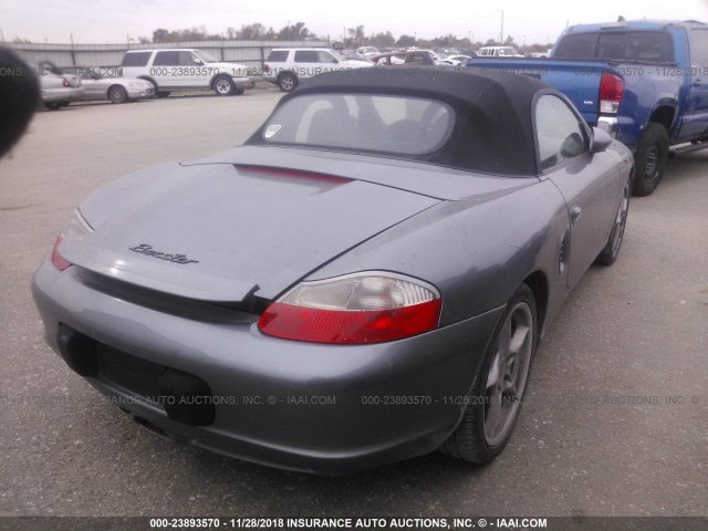 WP0CA29884U620835 - 2004 PORSCHE BOXSTER GRAY photo 4