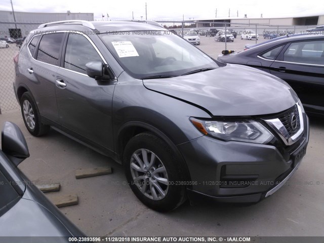 KNMAT2MT8JP505742 - 2018 NISSAN ROGUE S/SV GRAY photo 1