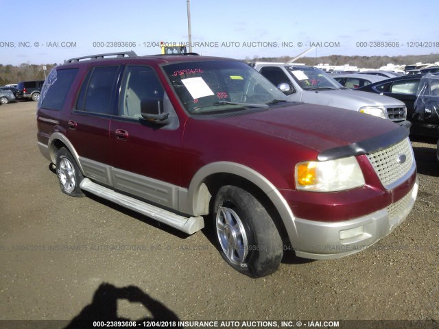 1FMPU17595LA68177 - 2005 FORD EXPEDITION EDDIE BAUER RED photo 1