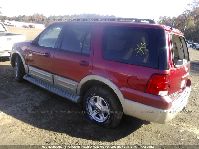 1FMPU17595LA68177 - 2005 FORD EXPEDITION EDDIE BAUER RED photo 3