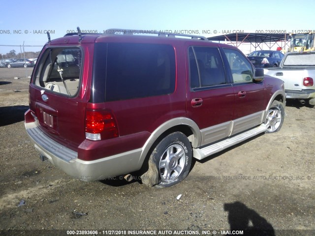 1FMPU17595LA68177 - 2005 FORD EXPEDITION EDDIE BAUER RED photo 4