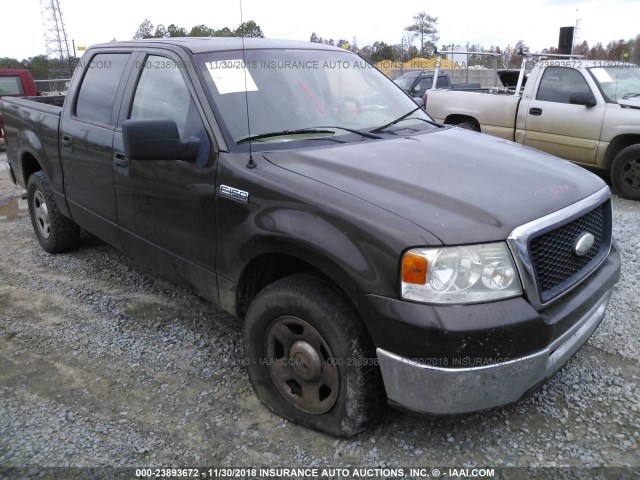 1FTPW12548FB41707 - 2008 FORD F150 BROWN photo 1