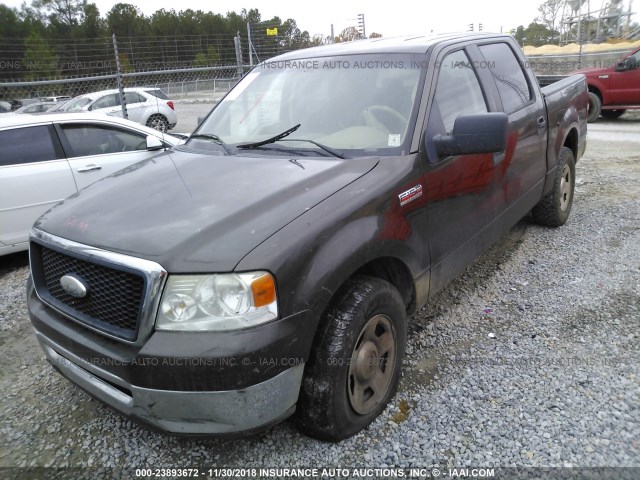 1FTPW12548FB41707 - 2008 FORD F150 BROWN photo 2