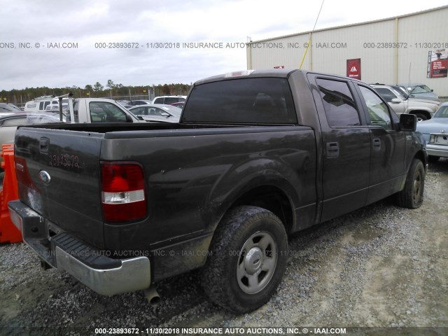 1FTPW12548FB41707 - 2008 FORD F150 BROWN photo 4