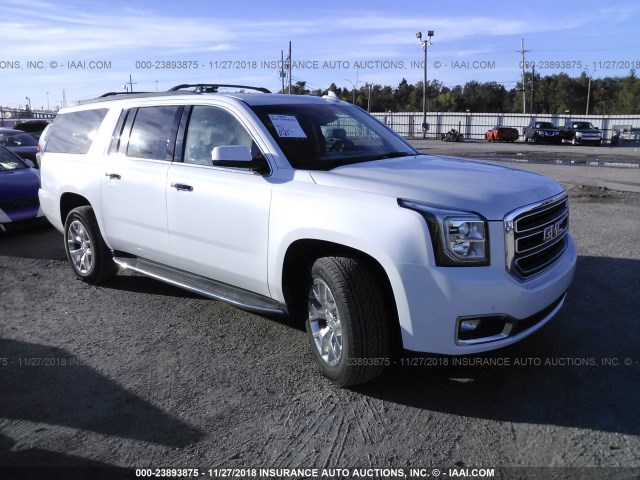 1GKS2GKC9GR358985 - 2016 GMC YUKON XL K1500 SLT WHITE photo 1