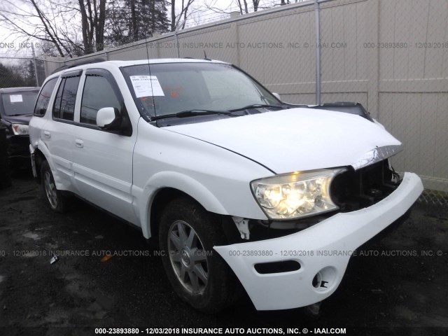 5GADT13S442316511 - 2004 BUICK RAINIER CXL WHITE photo 1