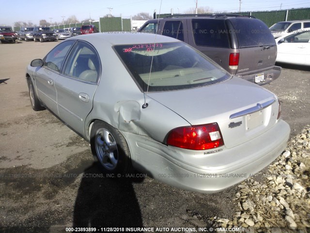 1MEFM55S63G605379 - 2003 MERCURY SABLE GRAY photo 3