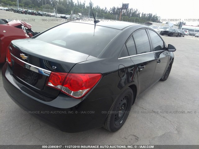 1G1PC5SH4C7303583 - 2012 CHEVROLET CRUZE LS BLACK photo 4