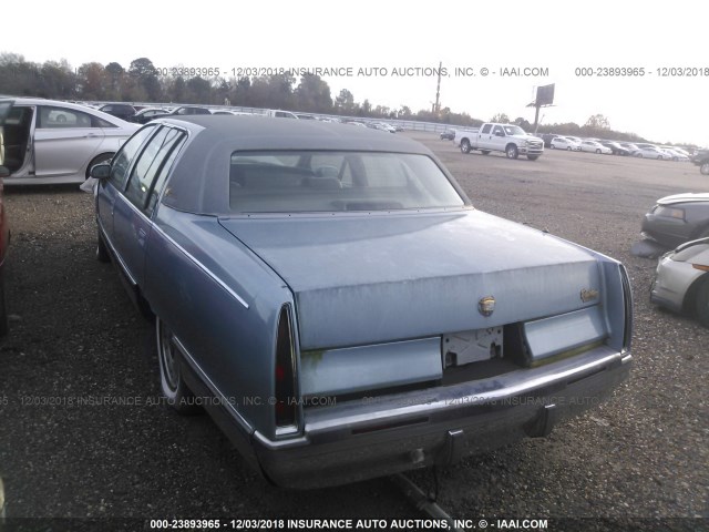 1G6DW5270PR719412 - 1993 CADILLAC FLEETWOOD CHASSIS Light Blue photo 3