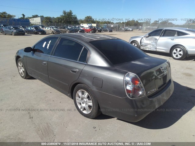 1N4AL11D86N330540 - 2006 NISSAN ALTIMA S/SL GRAY photo 3