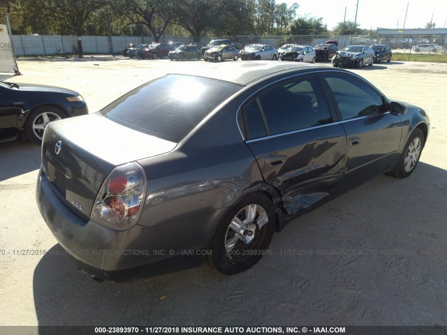 1N4AL11D86N330540 - 2006 NISSAN ALTIMA S/SL GRAY photo 4