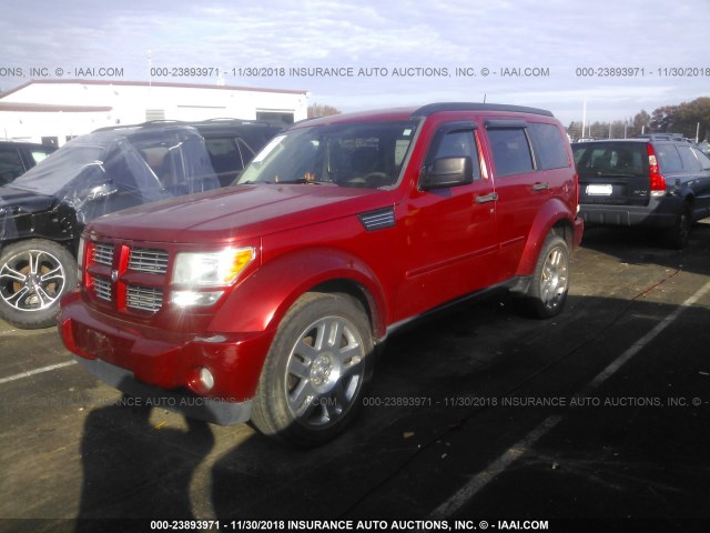 1D4PT4GK8AW173819 - 2010 DODGE NITRO HEAT RED photo 2