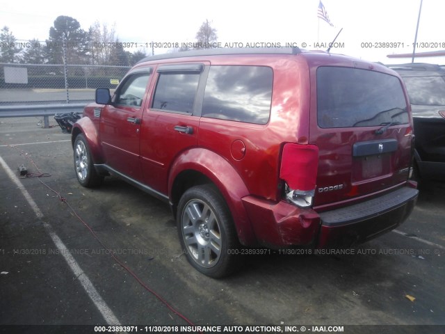 1D4PT4GK8AW173819 - 2010 DODGE NITRO HEAT RED photo 3