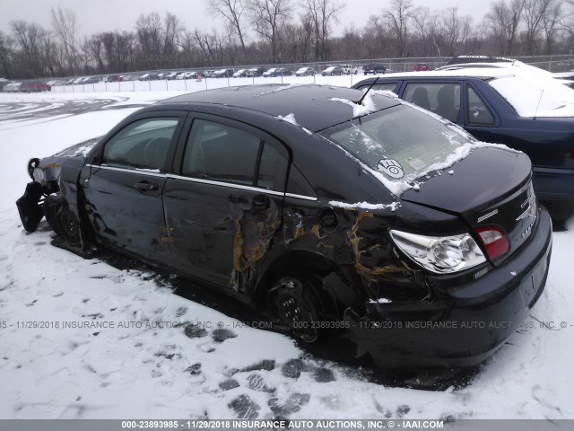 1C3LC46D59N563054 - 2009 CHRYSLER SEBRING LX BLACK photo 3