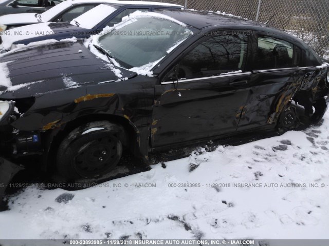 1C3LC46D59N563054 - 2009 CHRYSLER SEBRING LX BLACK photo 6