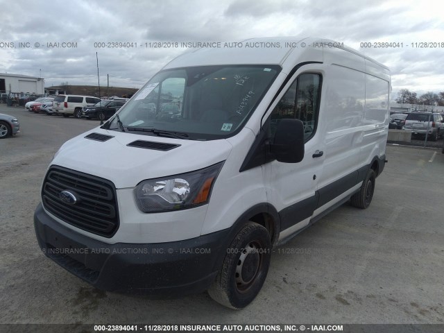 1FTYR2CM3JKA43949 - 2018 FORD TRANSIT T-250 WHITE photo 2