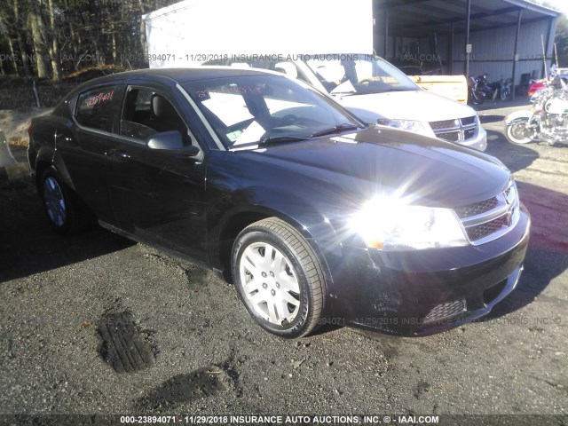 1B3BD4FB3BN616666 - 2011 DODGE AVENGER EXPRESS 黑色 照片 1