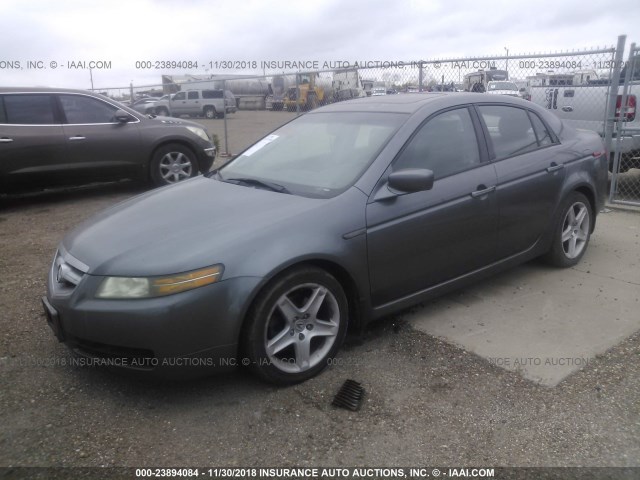 19UUA66274A052964 - 2004 ACURA TL GRAY photo 2