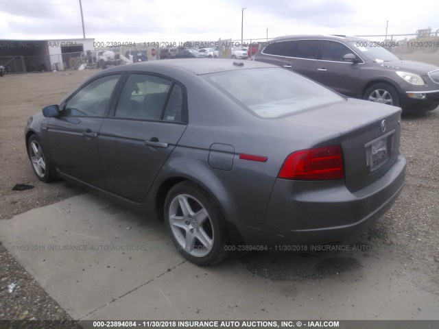 19UUA66274A052964 - 2004 ACURA TL GRAY photo 3