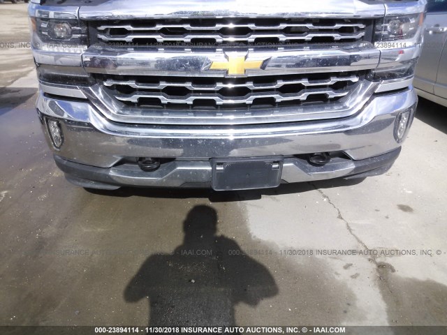 1GCRCSEC5JZ355286 - 2018 CHEVROLET SILVERADO C1500 LTZ SILVER photo 6