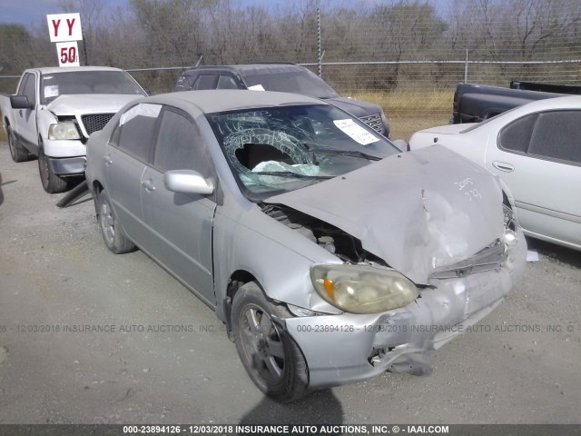 1NXBR32E03Z116543 - 2003 TOYOTA COROLLA CE/LE/S SILVER photo 1