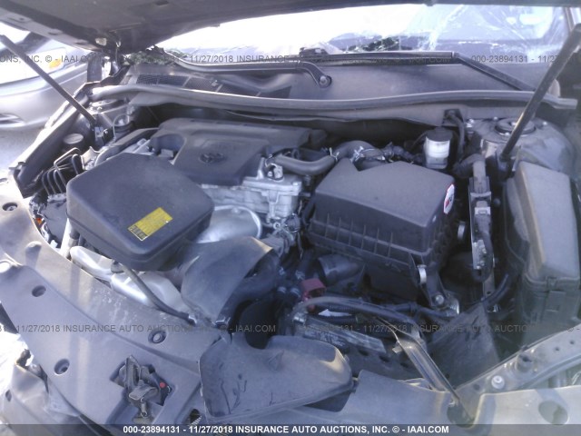 4T1BF1FK1CU598419 - 2012 TOYOTA CAMRY SE/LE/XLE BLACK photo 10