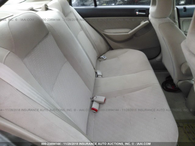 JHMES95613S029063 - 2003 HONDA CIVIC HYBRID BEIGE photo 8