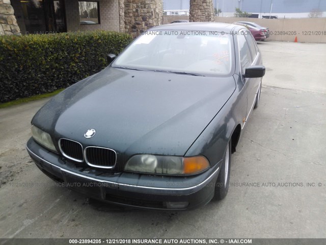 WBADM6346YGU12513 - 2000 BMW 528 GREEN photo 2