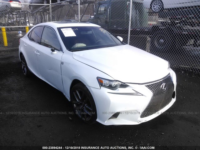 JTHBE1D28E5009324 - 2014 LEXUS IS 350 WHITE photo 1