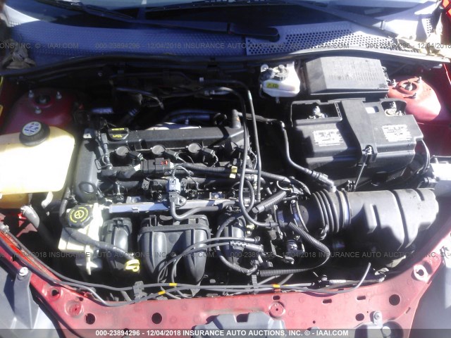 1FAHP34N57W286382 - 2007 FORD FOCUS ZX4/S/SE/SES 红色 照片 10
