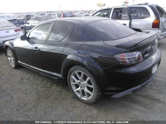 JM1FE17N650156991 - 2005 MAZDA RX8 BLACK photo 3