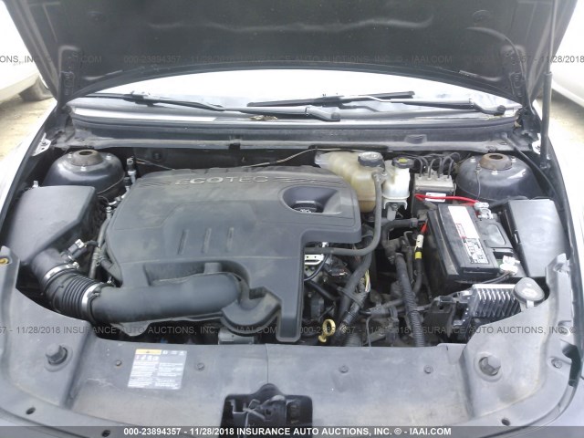 1G1ZC5EU4BF290775 - 2011 CHEVROLET MALIBU 1LT GRAY photo 10