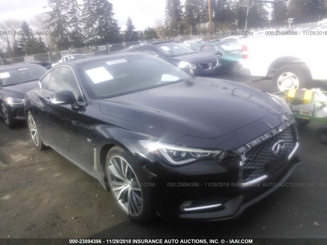 JN1EV7EK8JM341587 - 2018 INFINITI Q60 LUXE 300/SPORT 300 BLACK photo 1