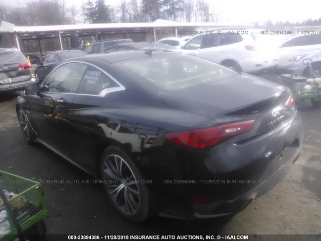 JN1EV7EK8JM341587 - 2018 INFINITI Q60 LUXE 300/SPORT 300 BLACK photo 3