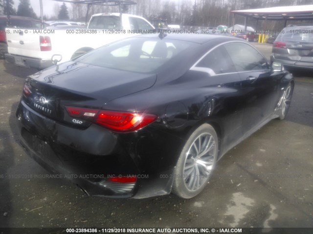 JN1EV7EK8JM341587 - 2018 INFINITI Q60 LUXE 300/SPORT 300 BLACK photo 4