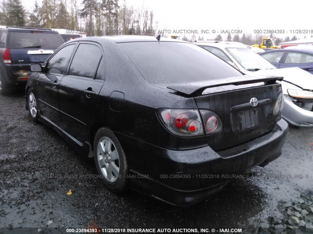 1NXBR30E56Z605298 - 2006 TOYOTA COROLLA CE/LE/S BLACK photo 3