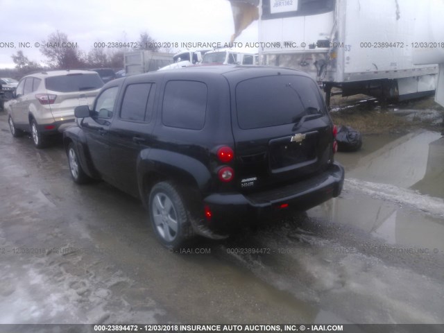 3GNDA13DX8S547243 - 2008 CHEVROLET HHR LS Negro foto 3