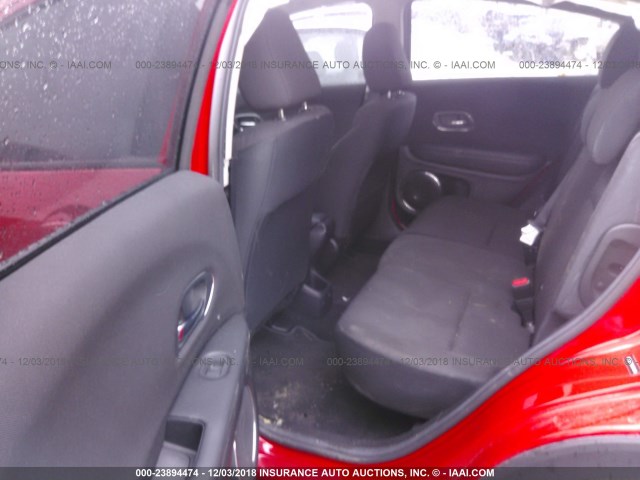 3CZRU6H50HM708105 - 2017 HONDA HR-V EX RED photo 8