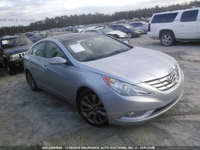 5NPEC4AB1DH572255 - 2013 HYUNDAI SONATA SE/LIMITED SILVER photo 1