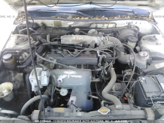 JT2SV24E2K3393277 - 1989 TOYOTA CAMRY WHITE photo 10