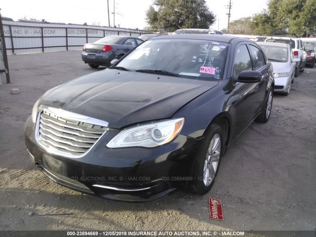 1C3CCBBB3DN539580 - 2013 CHRYSLER 200 TOURING BLACK photo 2